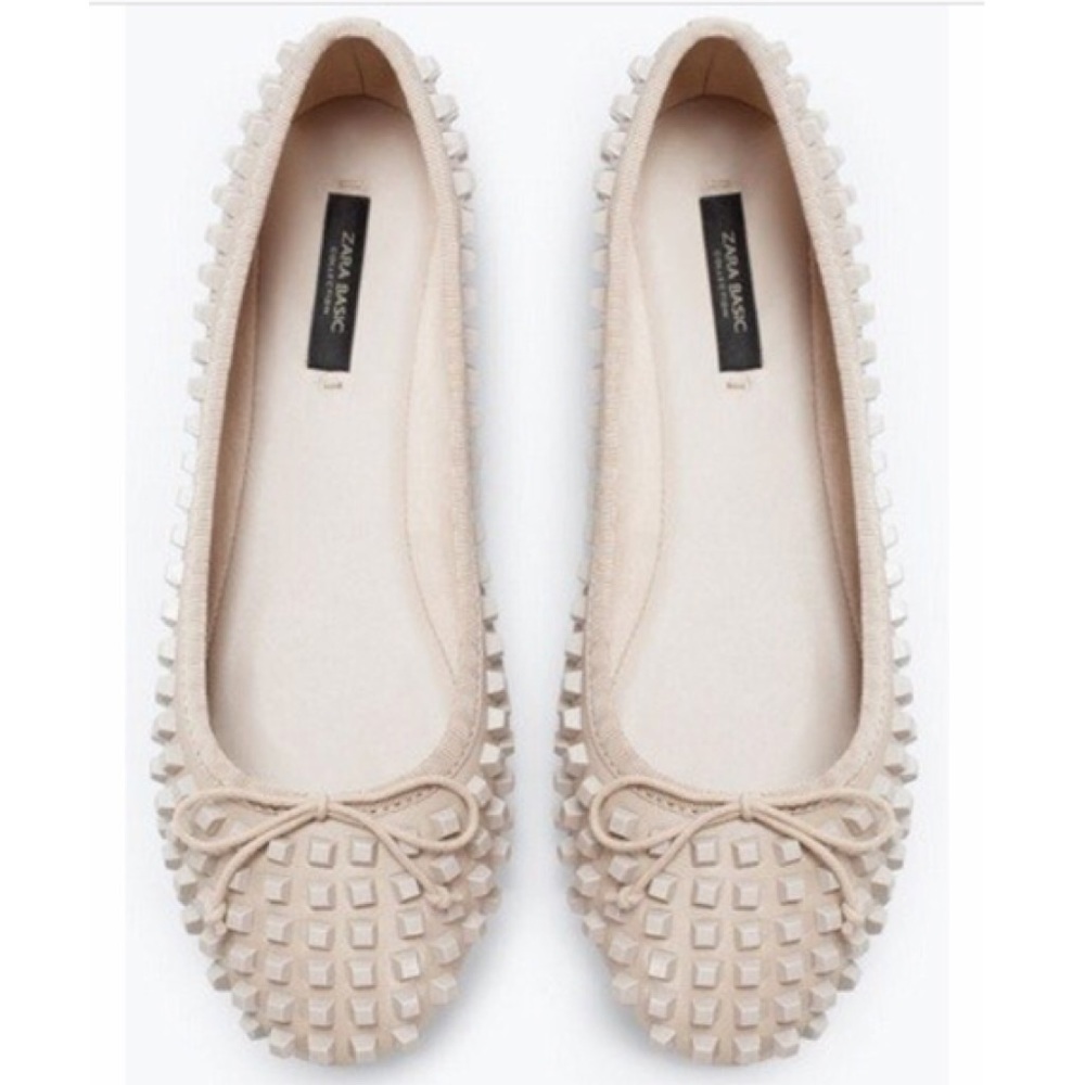 Zara studded flats
